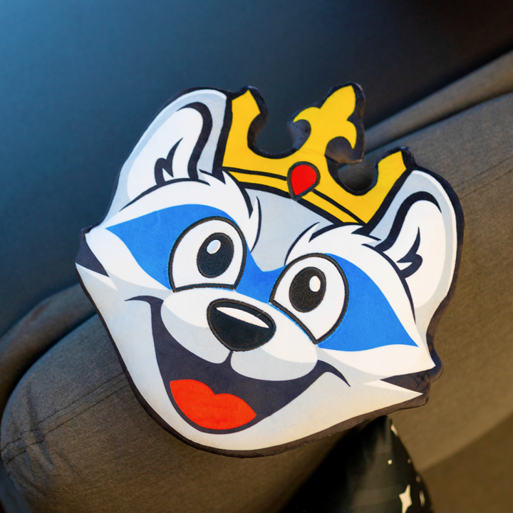 Plyšový polštář Jongles