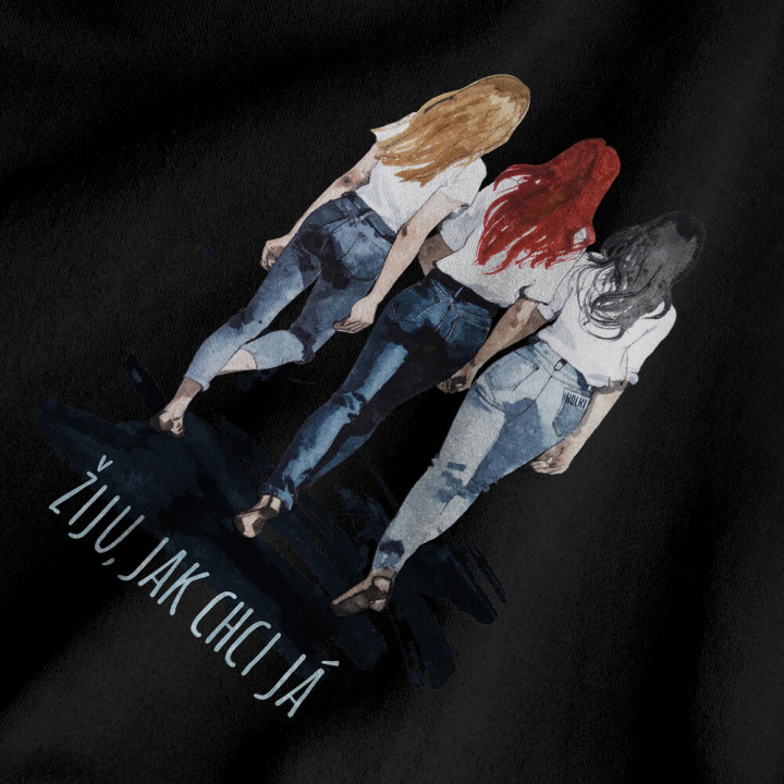 Mikina Holki Žiju jak chci já 2.0