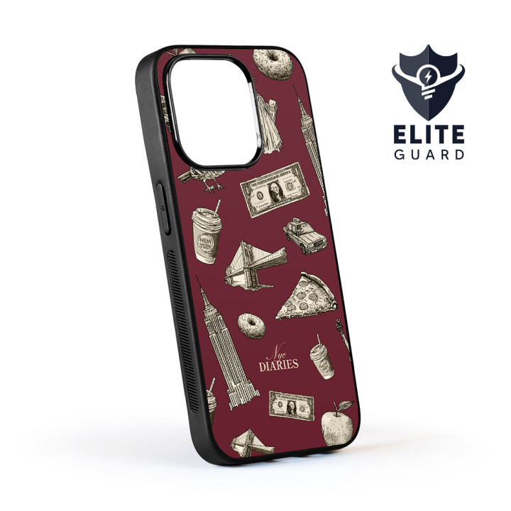 NYC Diaries I Burgundy case