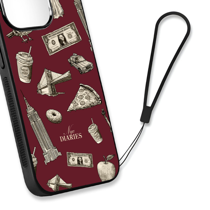 NYC Diaries I Burgundy case
