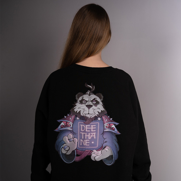 DEETHANE LOVE | OVERSIZED CREWNECK PANDA