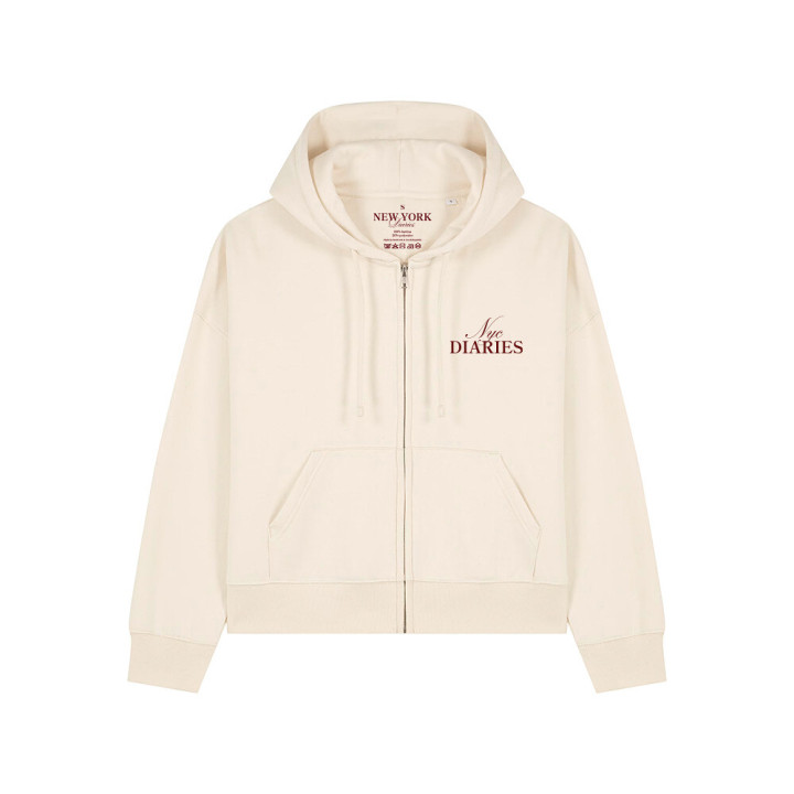 NYC Diaries I  Zipped Hoodie