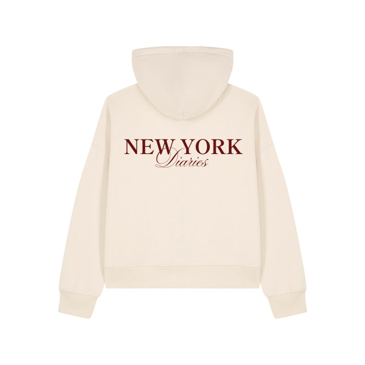 NYC Diaries I  Zipped Hoodie