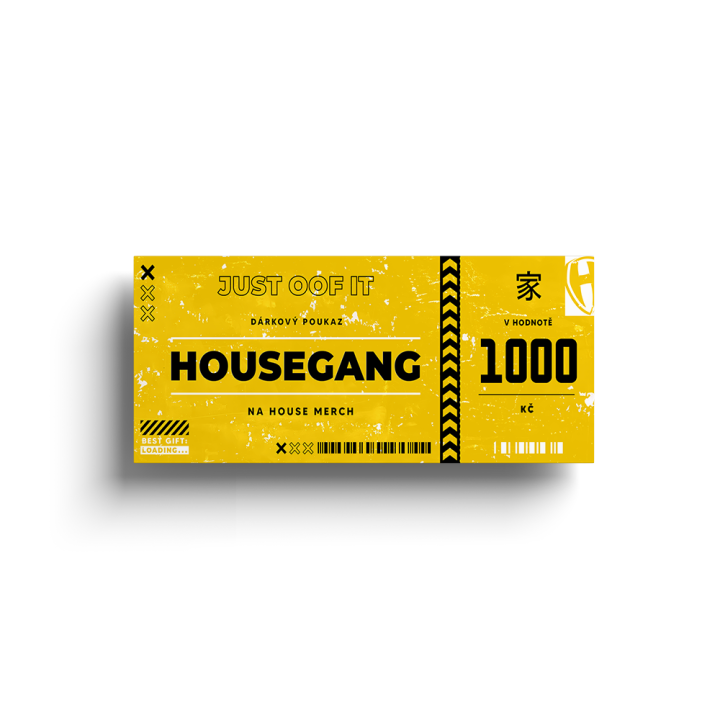 Dárkový poukaz House 1000Kč