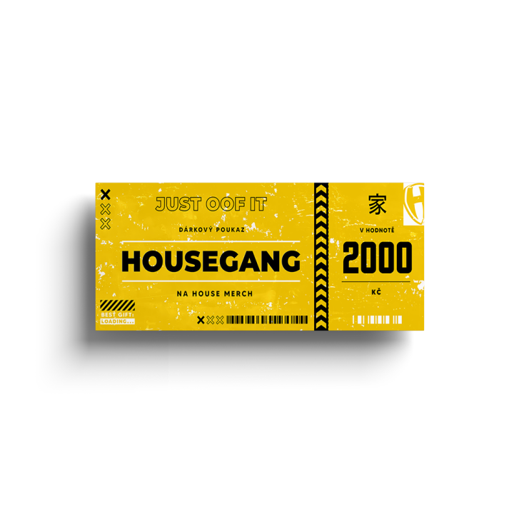 Dárkový poukaz House 2000Kč