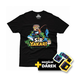 Limitované dětské tričko SY Rybář černé