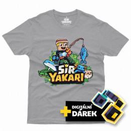 Limitované tričko SY Rybář šedé