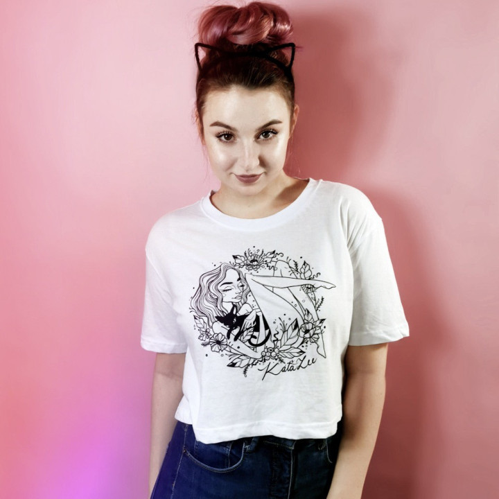 Crop Top Káťa Zee Bílý