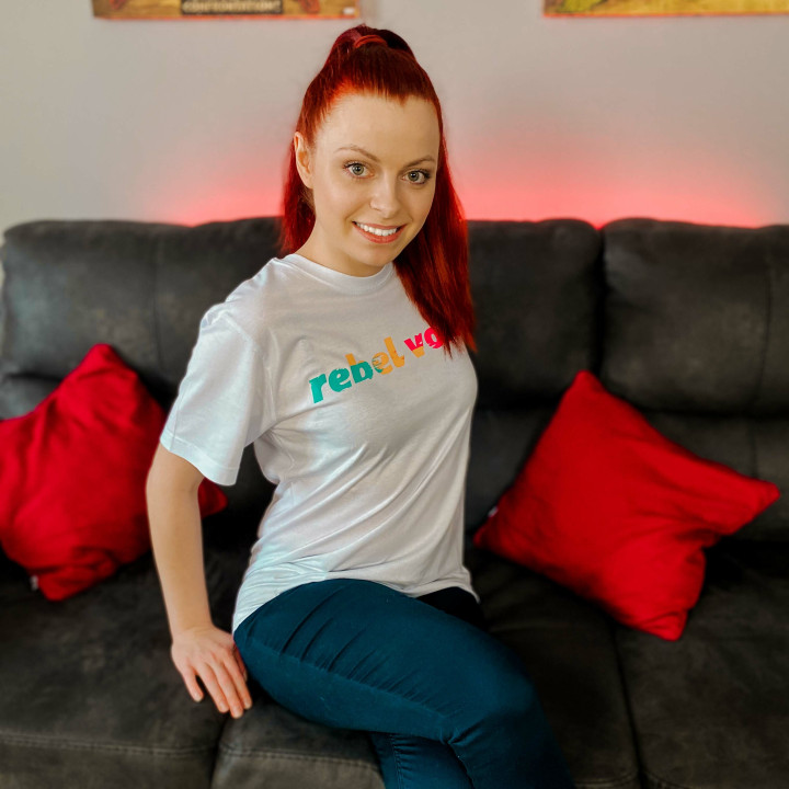 Tričko Rebel vole. Bílé