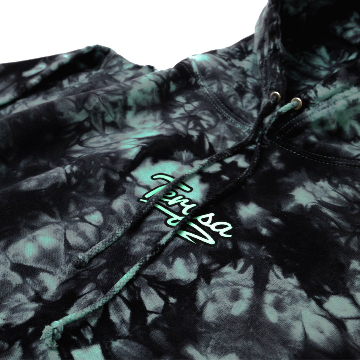Mikina Terysa Tie Dye Black