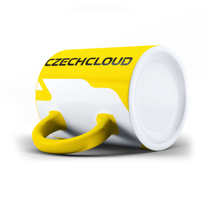 Hrnek CzechCloud Yellow
