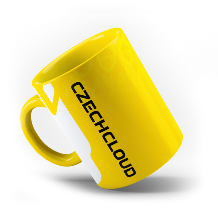 Hrnek CzechCloud Yellow