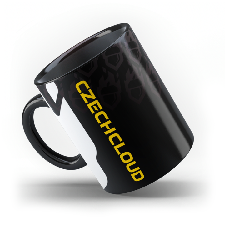 Hrnek CzechCloud Black