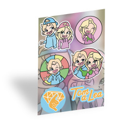 Sticker set Tom a Lea