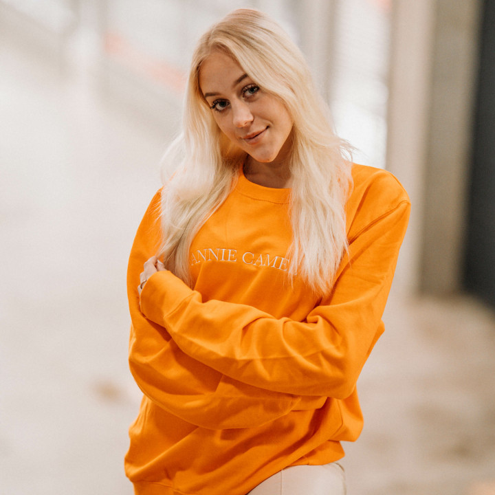 Mikina Annie Flowers Orange