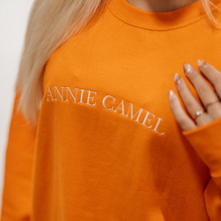 Mikina Annie Flowers Orange